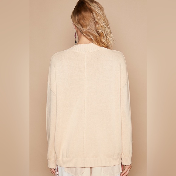 #052 3 Left! POL peace patch with pearl stud - Picture 5 of 5